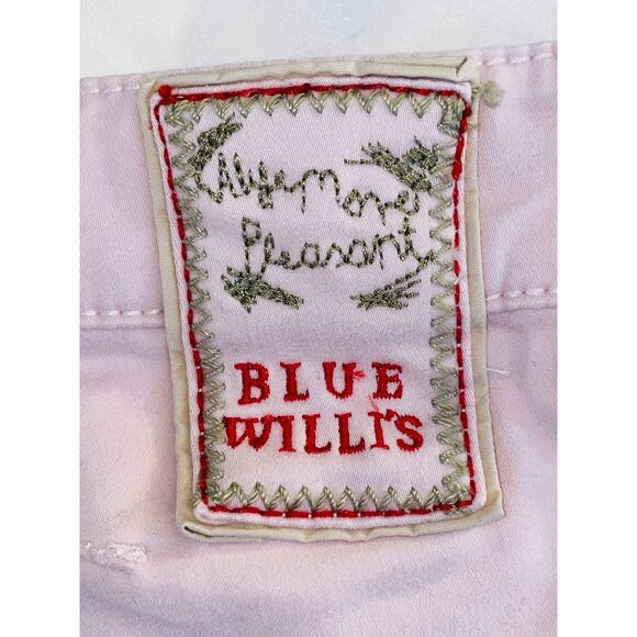 Vintage Blue Willi's Pink Capri Pants - Women's Size 42 (10 US) - With Stretch - Picture 6 of 11